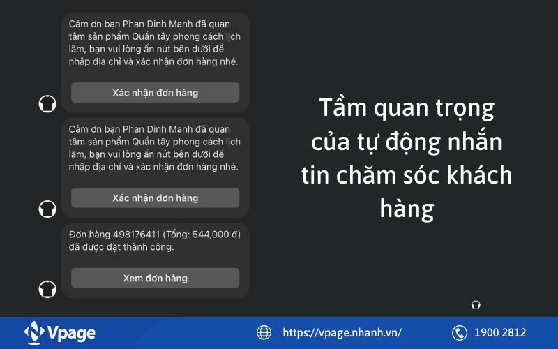 Tầm quan trọng của tự động nhắn tin chăm sóc khách hàng